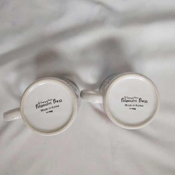 Potpourri Press 1 Corinthians 13:4-5 Love Does Not Hold Grudges Vintage Mug Set - Picture 11 of 16